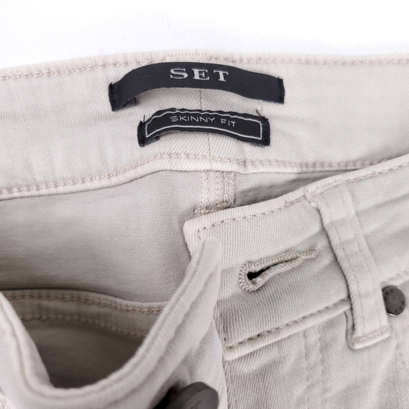 New SET Skinny Fit Pants German Lux Brand Sz 2 - Picture 9 of 14
